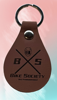 Schlüsselanhänger aus Leder (Oval)